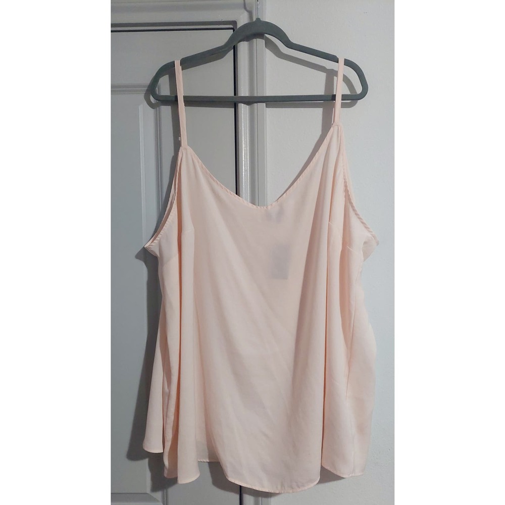 Women's Sophie Peach Blush SL Satin Swing Cami SZ 5X - Picture 6 of 9